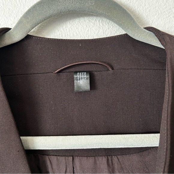 COS wool collarless belted blazer - Picture 5 of 10